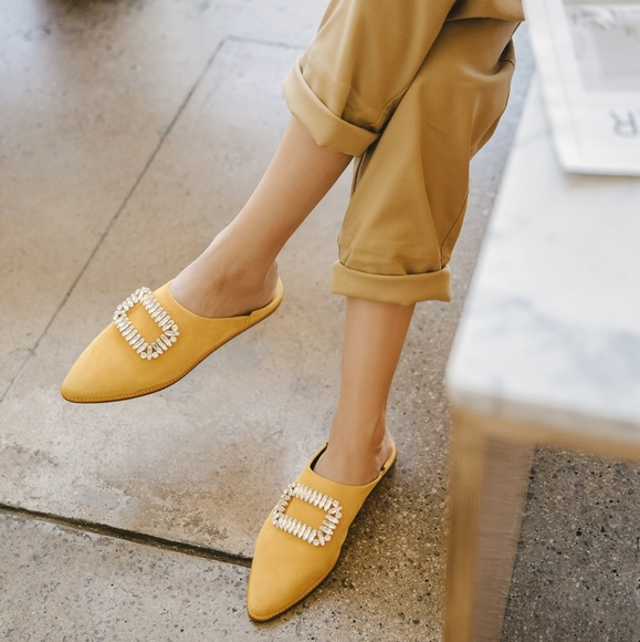 SOLD💔NIB✨ROGER VIVIER✨ Bab Viv Strass Mules - Picture 15 of 15